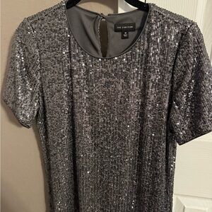 The Limited Black Sequin Blouse
